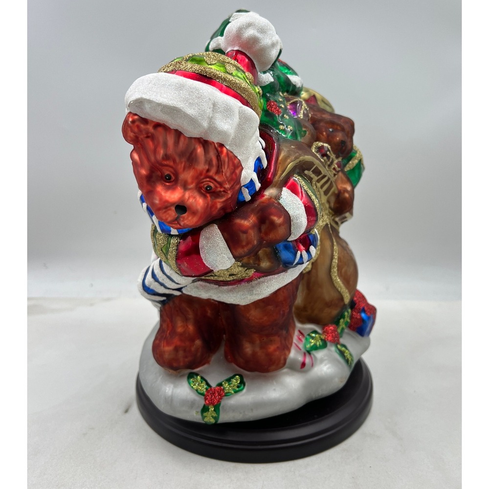 Thomas Pacconi Classics Bear Santa Claus Christmas Ornament Figurine Tree Gifts